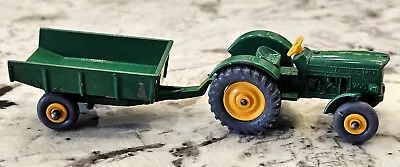 Matchbox Lesney John Deere Tractor #50 & Trailer #51 Green 1/64 Scale • $6.50