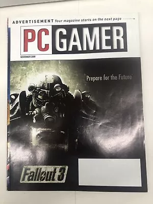 PC Gamer Video Game Magazine November 2008 #180 SPORE / With Poster • $4.99