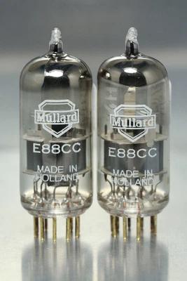 £330 • Buy 2x Mullard E88CC Valves Tubes HOLLAND D-getter 58 Eq 6DJ8 Cca ECC88 CV2492 6922