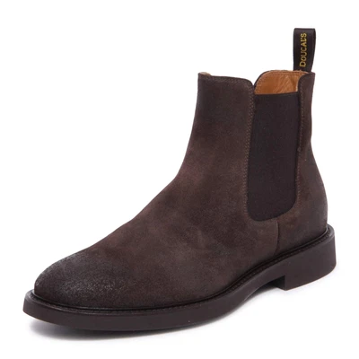 Doucal's Men's Beatles Leather Boots Gold