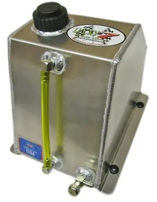 5 Quart (Qt.) Aluminum Fuel Gas Cell Tank Go Kart Snowmobile Racing Parts • $151.96