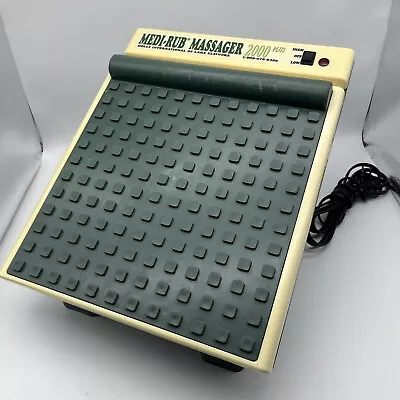 Medi-Rub Massager 2000 Plus Model MR-3F 2-Speed Therapeutic Foot Calf  Massage • $42.91