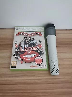 Lips Number One Hits With Microphone For Microsoft Xbox 360 • £11.95