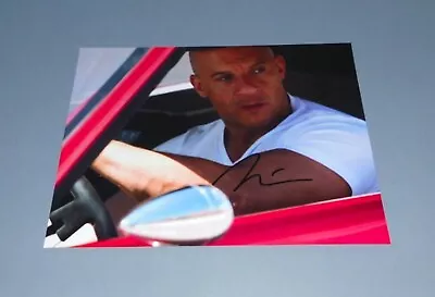 Vin Diesel Autographed Signed 8x10 'Furious' Photo With COA • $34.99