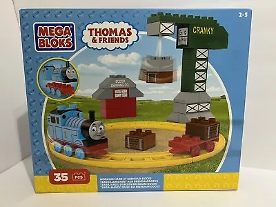 Mega Bloks Junior Builders Thomas & Friends Working Hard At Brendam Docks~New • $37