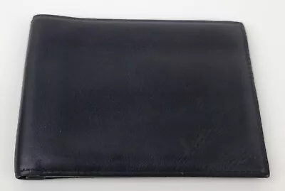 Bosca Nappa Vitello Soft Black Leather Bifold Wallet EUC • $39.99