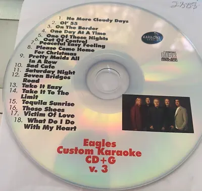 CUSTOM KARAOKE EAGLES 18 GREAT SONGS NEW Cdg CD+G  HARD-TO-FIND SONGS TEQUILA + • $36.95