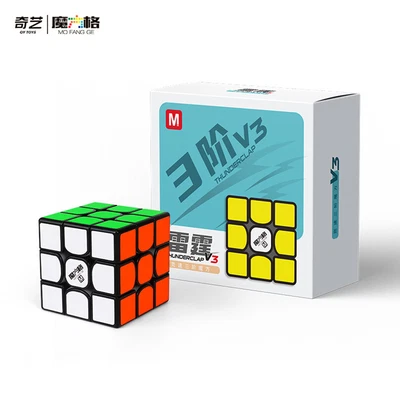 $14.75 • Buy Qiyi Thunderclap V3 M 3X3 Magic Speed Cube Stickerless Professional Fidget Toys