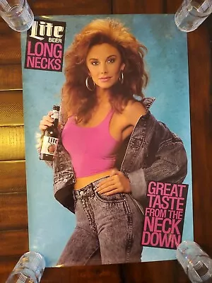 Vintage Miller Lite Long Necks Poster 20x30 NEW • $24.99