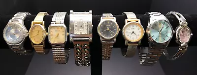 Estate Lot 8 Vintage Women Watches - Gloria Vanderbilt Details Pulsar • $11.24