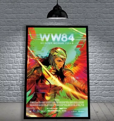 Wonder Woman 1984 (2020) Dc Framed Movie Poster Print Cinema A1 & 60x40cm • $94.47