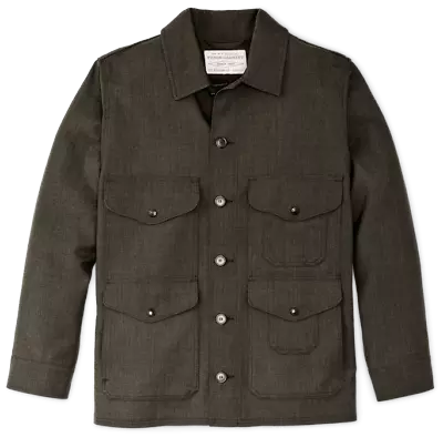 Filson Forestry Cloth Cruiser 20263380 Forest Green Heather Olive Dark Worsted • $189.99