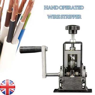 Manual Wire Stripping Machine Cable Scrap Recycle Alloy Steel Cable Peer UK Hot • £38.99