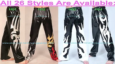 Unisex Wrestling Pants Trousers 28 Style Shiny Metallic Men Tights/Pants F522 • $21.74