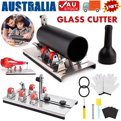 Glass Bottle Cutter Cutting Tool Upgrade Version Square & Round Bottle Cutter AU • $24.69