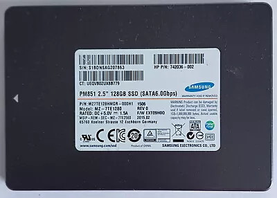 Samsung 128GB MZ-7TE1280 SSD 6.35 Cm (2.5 ) Solid State Drive For Laptop Or PC • £5