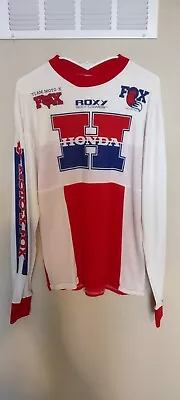 Vintage Motocross Honda Moto X Fox Jersey L • $350