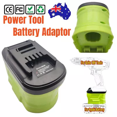 Adapter Converter For Ryobi 18V Li-ion Battery To For Ozito 18V Cordless Tool AU • $32.99