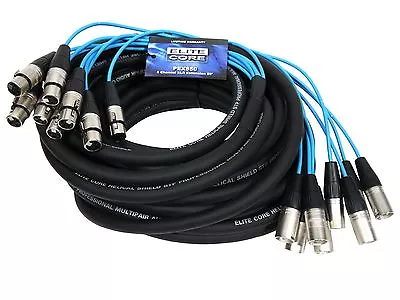 Elite Core 8 Channel 50 Ft Balanced XLR Male To XLR Female Extension Stage Snake • $135.99