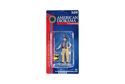 Firefighters Getting Ready 1:24 Scale American Diorma 76419 Man 3  Figure • $7.88