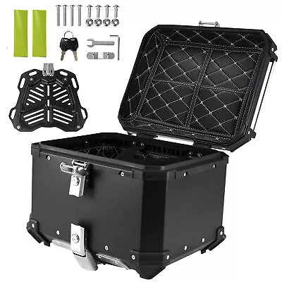 45L Motorcycle Hard Touring Tail Box With Security Lock Waterproof Top Case K3L0 • $95.94