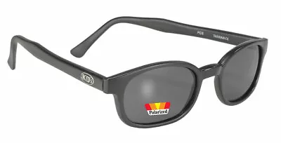 X KD's Gray Polarized Sunglasses Sons Of Anarchy W Pouch Matte/Black 10019 • $16.45