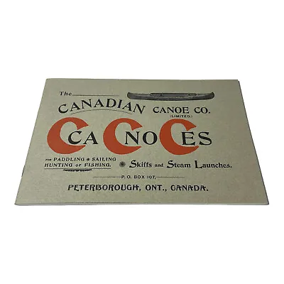 Canadian Canoe Co Peterborough Ont Canada Reprint 1999 Of 1941 Catalogue • $35.99