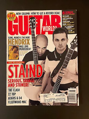 Guitar World Magazine June 2003 Hendrix Staind ZZ Top Fleetwood Mac The Clash • $7.95