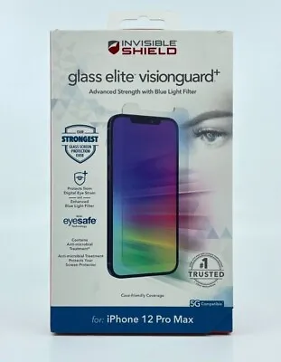 $9.95 • Buy Zagg INVISIBLESHIELD Glass Elite Visionguard IPhone 12 Pro Max Screen Protector