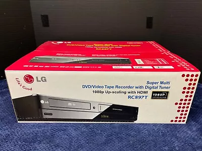 🌟 LG RC897T Super Multi-Format DVD Recorder Player & VCR Combo W Digital Tuner • $699.99