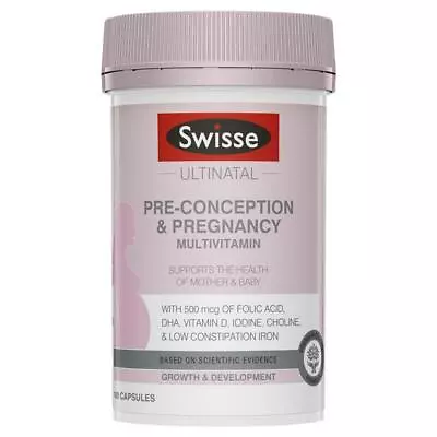 Swisse Ultinatal Pre Conception & Pregnancy 180 Capsules • $62.81