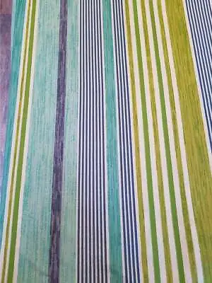 P Kaufmann Summer Wave Stripe Outdoor Fabric By The Yard  Stock 3 • $12.95