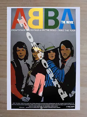 Historic Abba- The Movie 1977 Movie Advertising Postcard • $6
