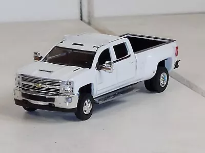 $9.50 • Buy Dcp/greenlight Dually White Chevrolet Silverado 3500 Crew Cab Truck No Box 1/64