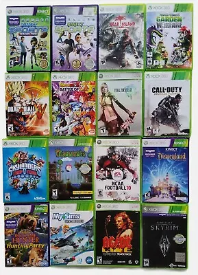$7.99 • Buy Microsoft Xbox 360 Video Games CIB You Choose Super Fast Shipping 