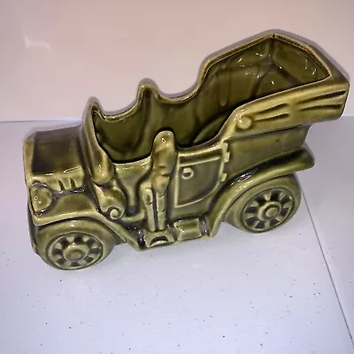 McCoy Pottery (USA) Vintage Car Planter Green • $15.96