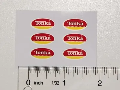 Tiny Tonka Truck Oval Logo Stickers Years 1974-1975 For Tiny Tonka (Version 1) • $3.99