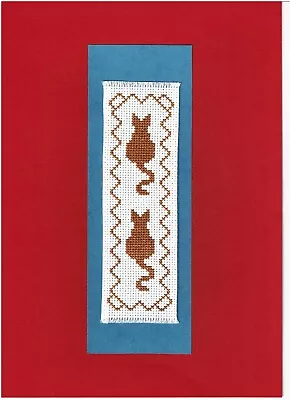 £6.75 • Buy Cat Bookmark - Cross Stitch Kit