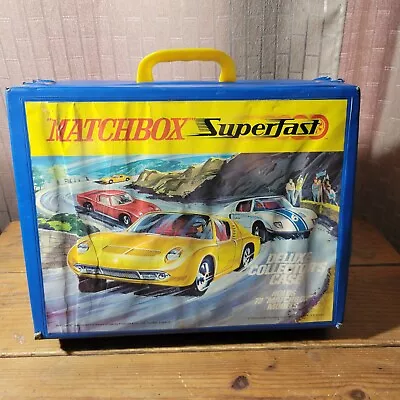 Matchbox Lesney 1970 Superfast Collector's EMPTY Carrying Case Holds 72 Cars  • $45