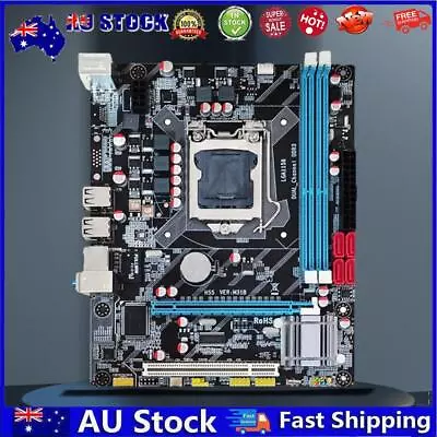 AU LGA1156 Desktop Motherboard USB2.0 Motherboard Set 4 SATA DDR3 Memory For I5  • $44.50