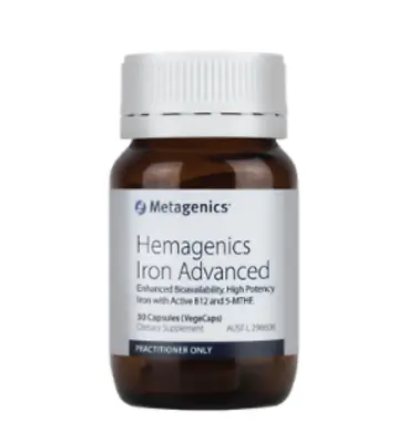 Metagenics Hemagenics Iron Advanced 30 Capsules • $14.77