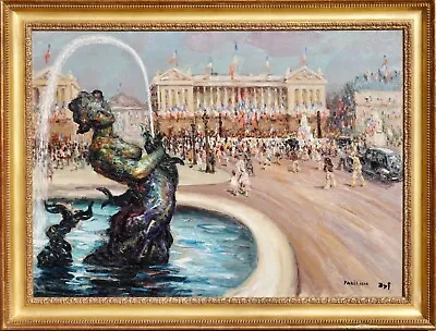 Marcel Dyf  “Place De La Concorde” • $18000