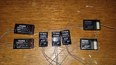 Futaba FASST Receivers.  Lot Of 7 Of Various Models.  SBUS Diversity. • $41