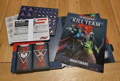 Warhammer 40k Kill Team: Nightmare Rulebook Cards And Tokens • £10