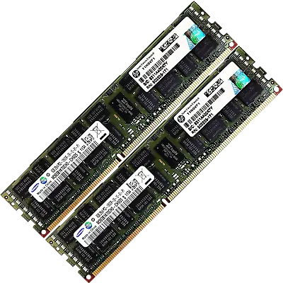 8GB 16GB MEMORY RAM SERVER PC3 10600R DDR3 1333 MHz 240 P 1.35V REGISTERED Lot • £3.36