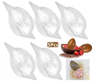 16cm Plastic Jumbo Easter Egg Shaped Mold Chocolate Making 3D Craft Shape Baking • £12.49