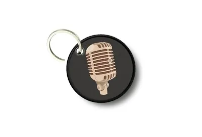 Holder Keys Key Keys Round Printed Double Face Micro Microphone • $5.96