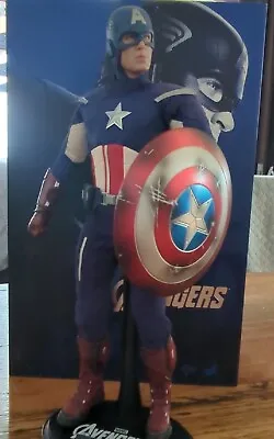 Hot Toys The Avengers Captain America 1/6 Scale Figure MMS174 • $350