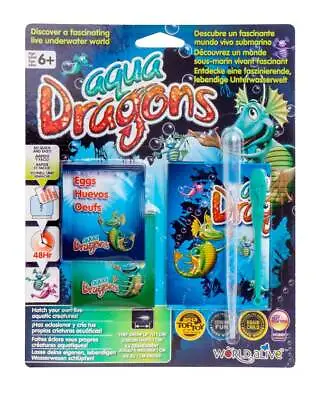 £7.39 • Buy Aqua Dragons Eggs Food Blister Pack Sea Monkey Starter Refill Kit Great Fun Gift