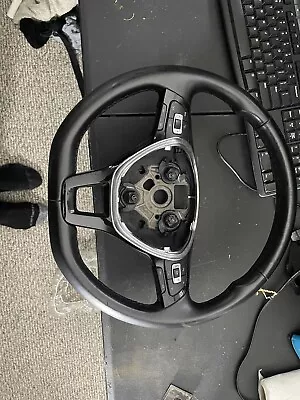 Genuine VW Jetta/golf/Alltrack Mult.Steering  Wheel Leather Black 5C0419091DTE74 • $55